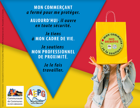 Acc&egrave;s &agrave; la liste des commerces du Pays Grenadois