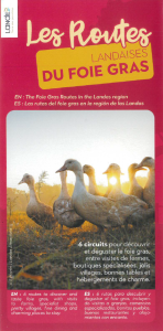 ROUTE LANDAISE DU FOIE GRAS - LANDES ATTRACTIVITE