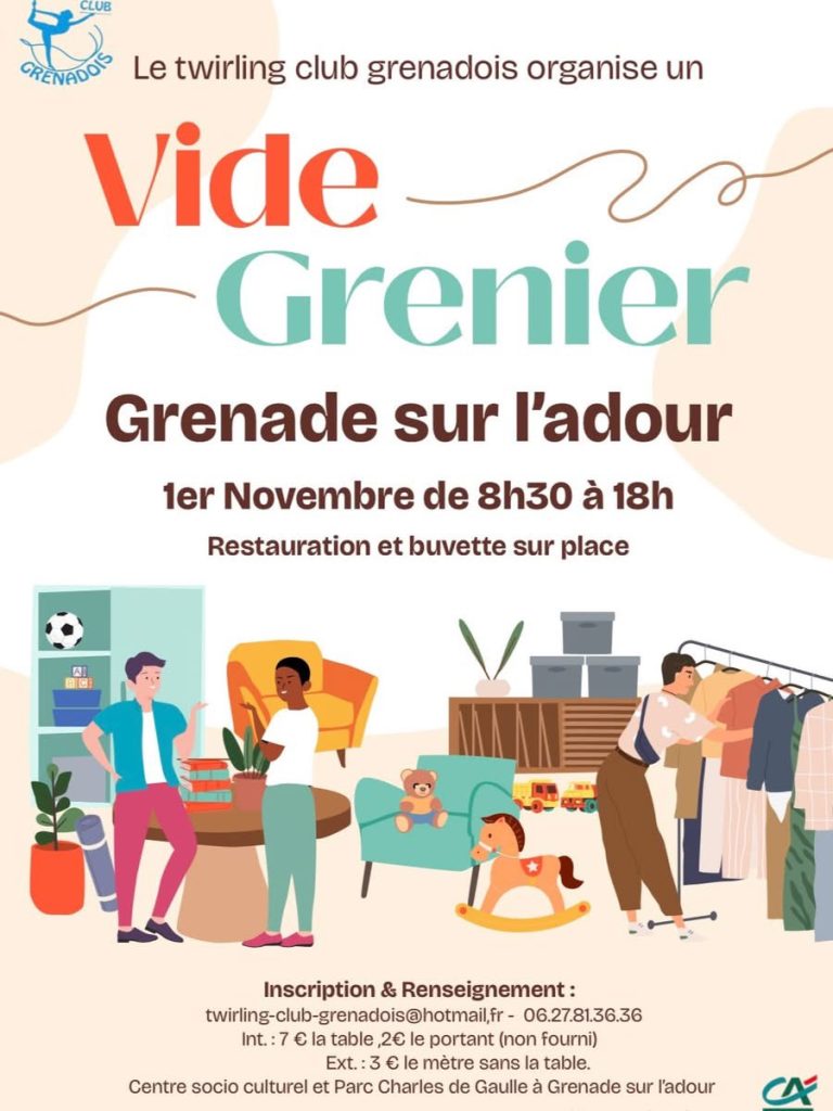 vide grenier - grenade sur l'adour